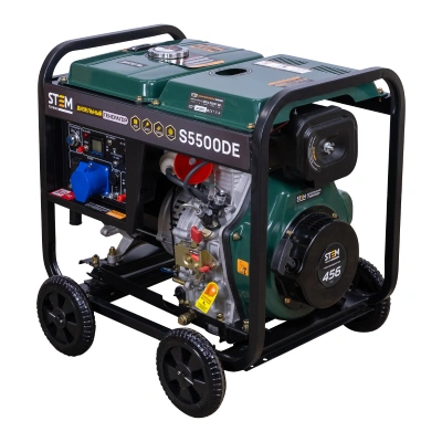 Генератор дизельный STEM Techno S5500DE (5.5 кВт, электростартер, дисплей, подогрев) по ценам производителя в Воронеже с доставкой по всей России