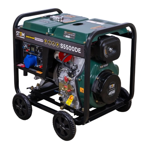 Генератор дизельный STEM Techno S5500DE (5.5 кВт, электростартер, дисплей, подогрев) по ценам производителя в Воронеже с доставкой по всей России