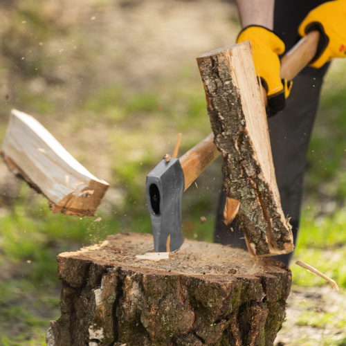 Топор кованый, 1360 г, американский тип, буковая рукоятка, 700мм, EFP Denzel по ценам производителя в Воронеже с доставкой по всей России