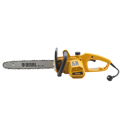 Пила цепная электрическая EDS-2000P, 2 кВт,поперечная, шина 40 см, шаг 3/8, паз 1.3 мм, 57 звеньев Denzel по ценам производителя в Воронеже с доставкой по всей России