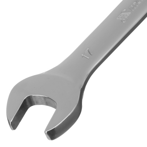 Ключ комбинированный трещоточный, 17 мм, CrV, зеркальный хром Matrix Professional по ценам производителя в Воронеже с доставкой по всей России