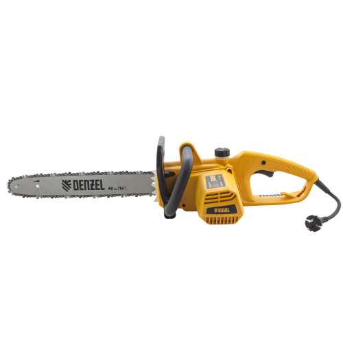 Пила цепная электрическая EDS-2000P, 2 кВт,поперечная, шина 40 см, шаг 3/8, паз 1.3 мм, 57 звеньев Denzel по ценам производителя в Воронеже с доставкой по всей России