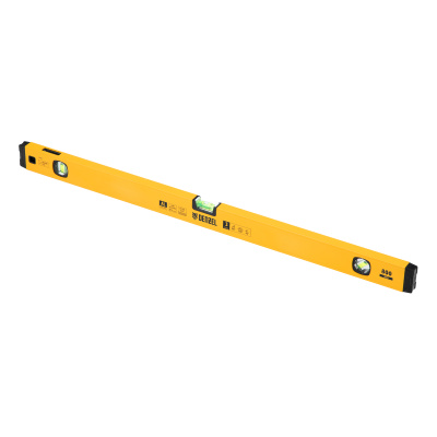 Уровень алюминиевый, магнит, фрезерованный, 3 глазка (1 зеркал.) 0,5 мм/м, 800 мм Denzel по ценам производителя в Воронеже с доставкой по всей России