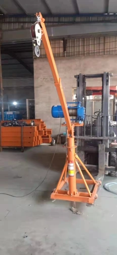 Мини-кран строительный TOR KM с поворотной стрелой и лебедкой KCD (TSA) 300/500 кг 60/30 м 220В по ценам производителя в Воронеже с доставкой по всей России