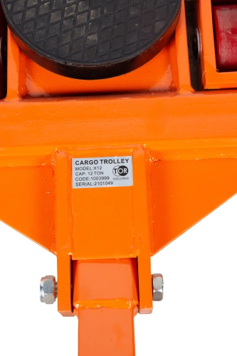 Роликовая платформа поворотная TOR X12 г/п 12 т (с ручкой) по ценам производителя в Воронеже с доставкой по всей России