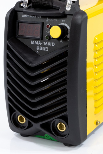 Аппарат инверторный дуговой сварки ММА-160ID, 160 А, ПВР 60%, диаметр электрода 1.6-3.2 мм, провод 2 м Denzel по ценам производителя в Воронеже с доставкой по всей России