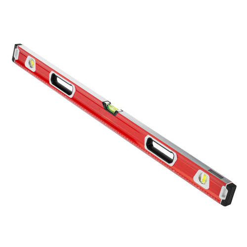 Уровень алюминиевый, магнит, фрезерованный, 3 глазка (1 зеркальный) двухкомпонентные рукоятки, 1000 мм Matrix по ценам производителя в Воронеже с доставкой по всей России