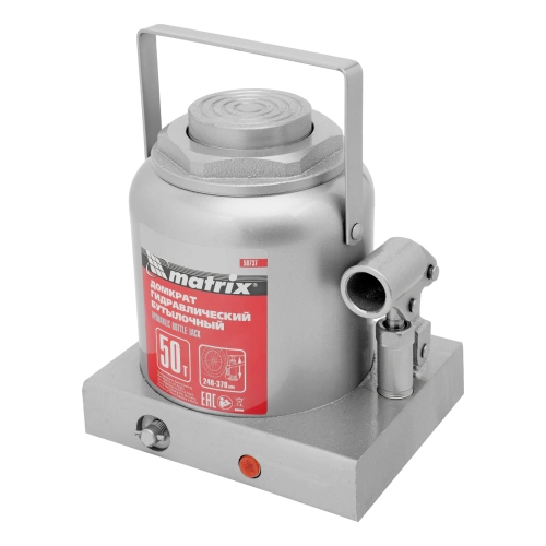Домкрат гидравлический бутылочный, 50 т, высота подъема 240-370 мм Matrix по ценам производителя в Воронеже с доставкой по всей России