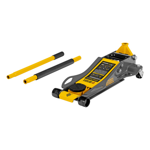 Домкрат гидравлический подкатной, 3 т, 75-500 мм, быстрый подъем, низкий подхват, проф. Denzel по ценам производителя в Воронеже с доставкой по всей России