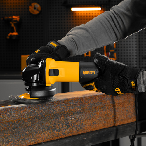 Машина шлифовальная угловая AGH125-900, 900 Вт, 125 мм, 11000 об/мин Denzel по ценам производителя в Воронеже с доставкой по всей России