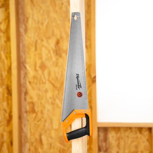 Ножовка по дереву, 500 мм, 7-8 TPI, зуб 2D, каленый зуб, двухкомпонентная рукоятка Sparta по ценам производителя в Воронеже с доставкой по всей России