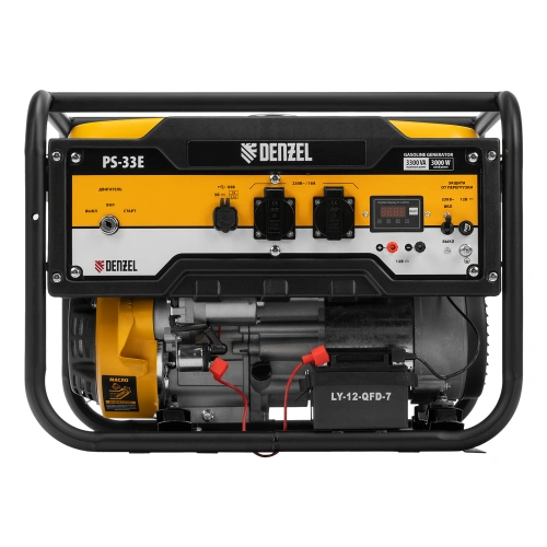 Генератор бензиновый PS-33E, 3.3 кВт, 230В, 15 л, электростартер Denzel по ценам производителя в Воронеже с доставкой по всей России