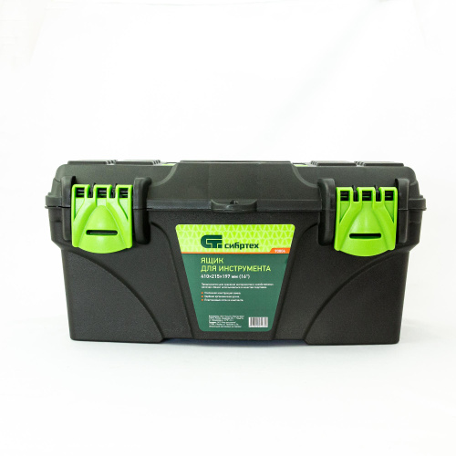 Ящик для инструмента, 410 х 215 х 197 мм, 16", пластик Сибртех по ценам производителя в Воронеже с доставкой по всей России