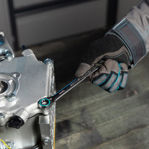 Набор ключей комбинированных с трещоткой, 8-19 мм, 7 шт, реверсивные, CrV Gross по ценам производителя в Воронеже с доставкой по всей России