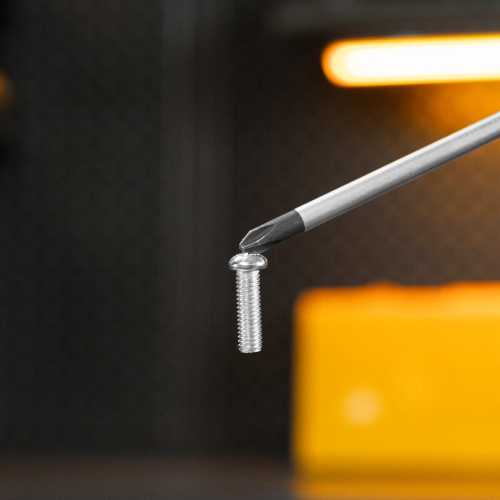 Отвертка, PH2х150 мм, S2, 3к рукоятка Denzel по ценам производителя в Воронеже с доставкой по всей России