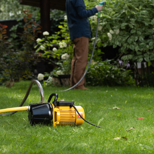 Садовый поверхностный насос GP1100C, 1100 Вт, 4500 л/ч, подъем 46 м, чугун Denzel по ценам производителя в Воронеже с доставкой по всей России