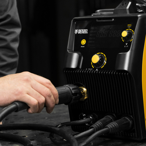 Аппарат инвертор. полуавтомат. cварки IMIG-205SDR, 200 А, ПВ 60%, катушка 5 кг Denzel по ценам производителя в Воронеже с доставкой по всей России