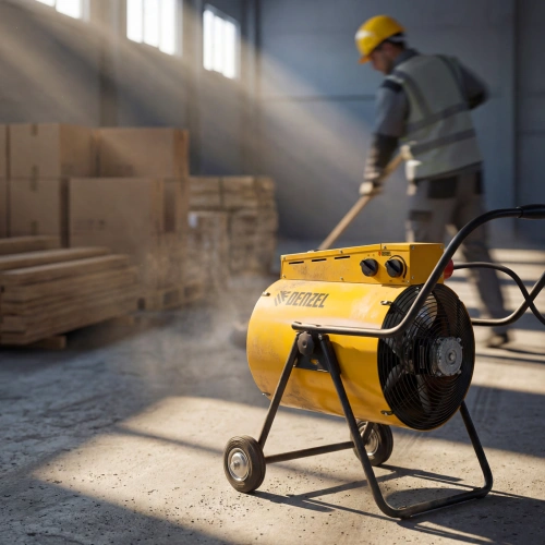 Тепловая пушка SFH-15000, 400 В, 1600 м3/ч, вентилятор 3 режима, 9000/15000 Вт Denzel по ценам производителя в Воронеже с доставкой по всей России