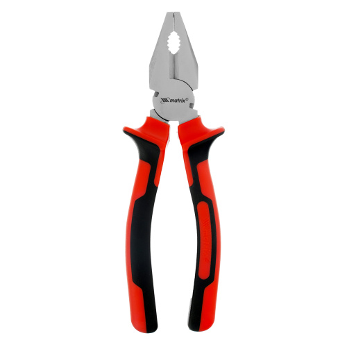 Плоскогубцы Nickel, никелированные 200 мм, двухкомпонентные рукоятки Matrix по ценам производителя в Воронеже с доставкой по всей России