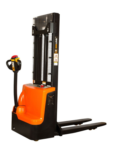 Штабелер электрический самоходный, поводковый 1,5 т - 3 м Вилы: 1150 , Гелевая АКБ, WS1530 SIBLINE по ценам производителя в Воронеже с доставкой по всей России