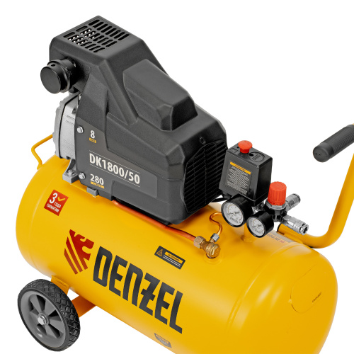 Компрессор воздушный DK1800/50, Х-PRO 1.8 кВт, 280л/мин, 50л Denzel по ценам производителя в Воронеже с доставкой по всей России
