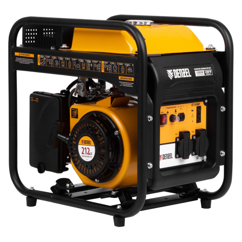 Генератор инверторный GT-3500iF, 3.5 кВт, 230 В, бак 5 л, открытый корпус, ручной старт Denzel по ценам производителя в Воронеже с доставкой по всей России