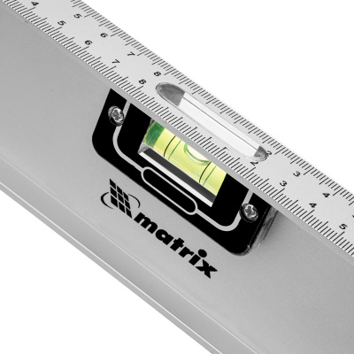 Уровень алюминиевый "Рельс", 600 мм, 3 глазка (1 поворотный) Matrix по ценам производителя в Воронеже с доставкой по всей России