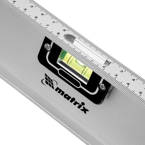 Уровень алюминиевый "Рельс", 600 мм, 3 глазка (1 поворотный) Matrix по ценам производителя в Воронеже с доставкой по всей России