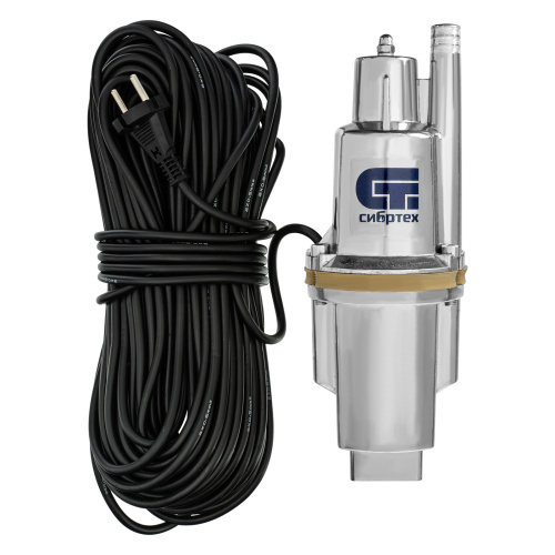 Вибрационный насос СВН300-40, верхний забор, 300 Вт, напор 75 м, 1200 л/ч, кабель 40 м Сибртех по ценам производителя в Воронеже с доставкой по всей России