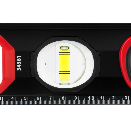 Уровень алюминиевый, усиленный, фрезерованный, 3 глазка, двухкомпонентные рукоятки, 600 мм Matrix по ценам производителя в Воронеже с доставкой по всей России