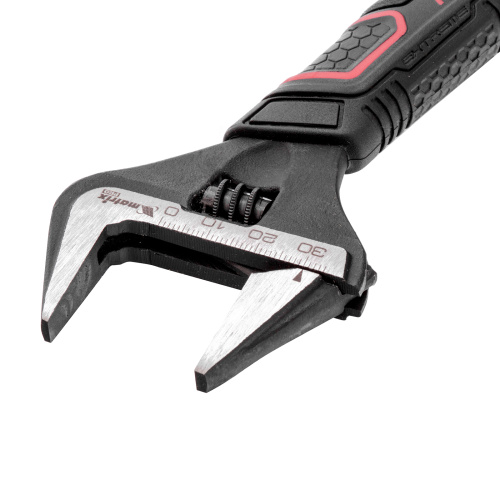 Ключ разводной, тонкие губки, фосфатированный, двухкомпонентная рукоятка, 300 мм, PRO Matrix по ценам производителя в Воронеже с доставкой по всей России