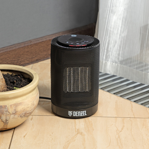 Тепловентилятор электрический керамический DTFC-1200, 3 режима, вентилятор, нагрев 600/1200 Вт Denzel по ценам производителя в Воронеже с доставкой по всей России