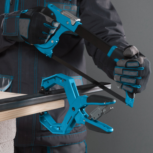 Струбцина клещеобразная 4, пластиковый корпус, храповой механизм жесткой фиксации, 100 мм Gross по ценам производителя в Воронеже с доставкой по всей России