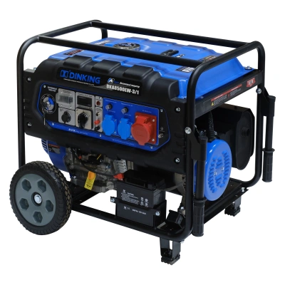 Генератор бензиновый Dinking DKA8500EW-3/1 (8,5кВт,230/400 В, электростартер, 17лс, колёса, АВР) по ценам производителя в Воронеже с доставкой по всей России