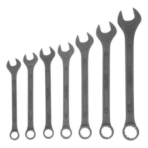 Набор ключей комбинированных, 6 - 22 мм, 10 шт., CrV, фосфатированные Сибртех по ценам производителя в Воронеже с доставкой по всей России