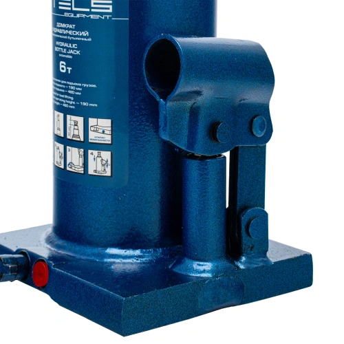 Домкрат гидравлический бутылочный телескопический, 6 т, h подъема 190-480 мм Stels по ценам производителя в Воронеже с доставкой по всей России