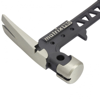 Молоток строительный, 450 г, цельнокованый, боек с магнитом, двухкомпонентная обрезиненная рукоятка Matrix Pro по ценам производителя в Воронеже с доставкой по всей России