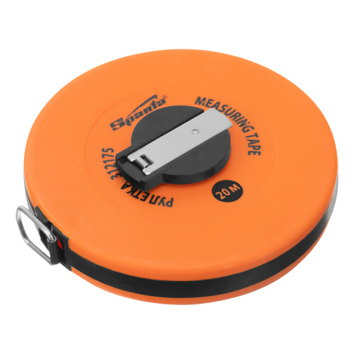 Рулетка геодезическая, 20 м х 12,5 мм, лента ПВХ, закрытый круглый корпус Sparta по ценам производителя в Воронеже с доставкой по всей России