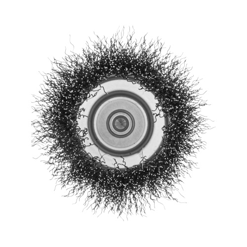 Щетка для дрели, 75 мм, Чашка, со шпилькой, нержавеющая витая проволока Denzel по ценам производителя в Воронеже с доставкой по всей России