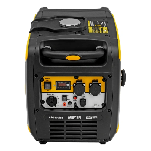 Генератор инверторный GS-3800iSE, 3,8 кВт, 230 В, закрытый корпус,электростартер Denzel по ценам производителя в Воронеже с доставкой по всей России