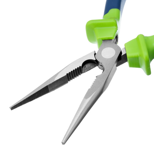 Длинногубцы прямые, 200 мм, двухкомпонентные рукоятки Сибртех по ценам производителя в Воронеже с доставкой по всей России