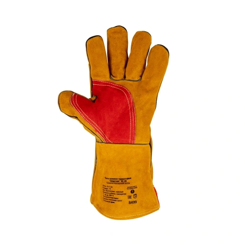 Краги кожаные термостойкие FOXWELD "Защитник" КС-03 по ценам производителя в Воронеже с доставкой по всей России