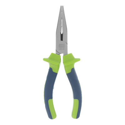 Длинногубцы прямые, 160 мм, двухкомпонентные рукоятки Сибртех по ценам производителя в Воронеже с доставкой по всей России