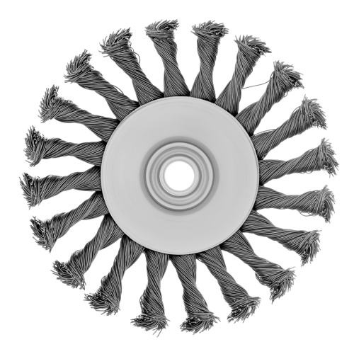 Щетка для УШМ, 125 мм, М14, "тарелка", крученая металлическая проволока Сибртех по ценам производителя в Воронеже с доставкой по всей России