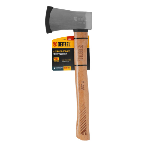 Топор кованый, 900 г, американский тип, буковая рукоятка, 430мм, EFP Denzel по ценам производителя в Воронеже с доставкой по всей России