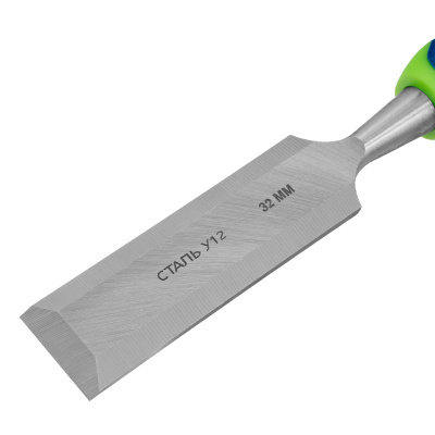 Долото-стамеска, 32 мм, двухкомпонентная рукоятка Сибртех по ценам производителя в Воронеже с доставкой по всей России