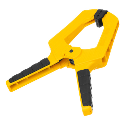 Струбцина клещеобразная, усиленная 100 х 80 мм, двухкомпонентные рукоятки Denzel по ценам производителя в Воронеже с доставкой по всей России