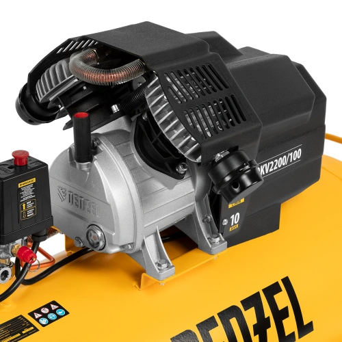 Компрессор воздушный DKV2200/100, Х-PRO 2.2 кВт, 400 л/мин, 100л Denzel по ценам производителя в Воронеже с доставкой по всей России