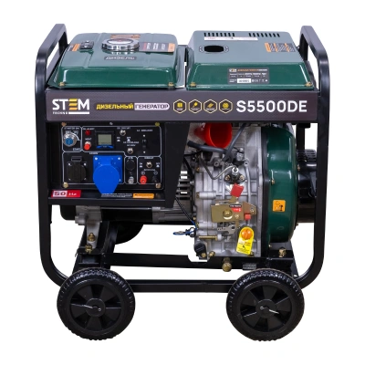 Генератор дизельный STEM Techno S5500DE (5.5 кВт, электростартер, дисплей, подогрев) по ценам производителя в Воронеже с доставкой по всей России