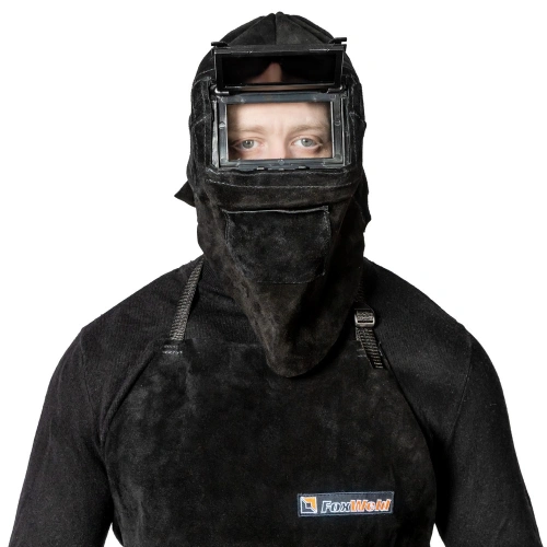 Маска сварщика из спилка купить в Москве с доставкой по всей России | ProtosMarket.ru